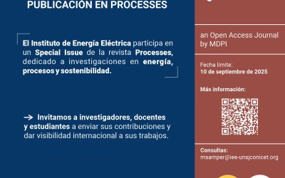 El IEE participa en un Special Issue de la revista Processes